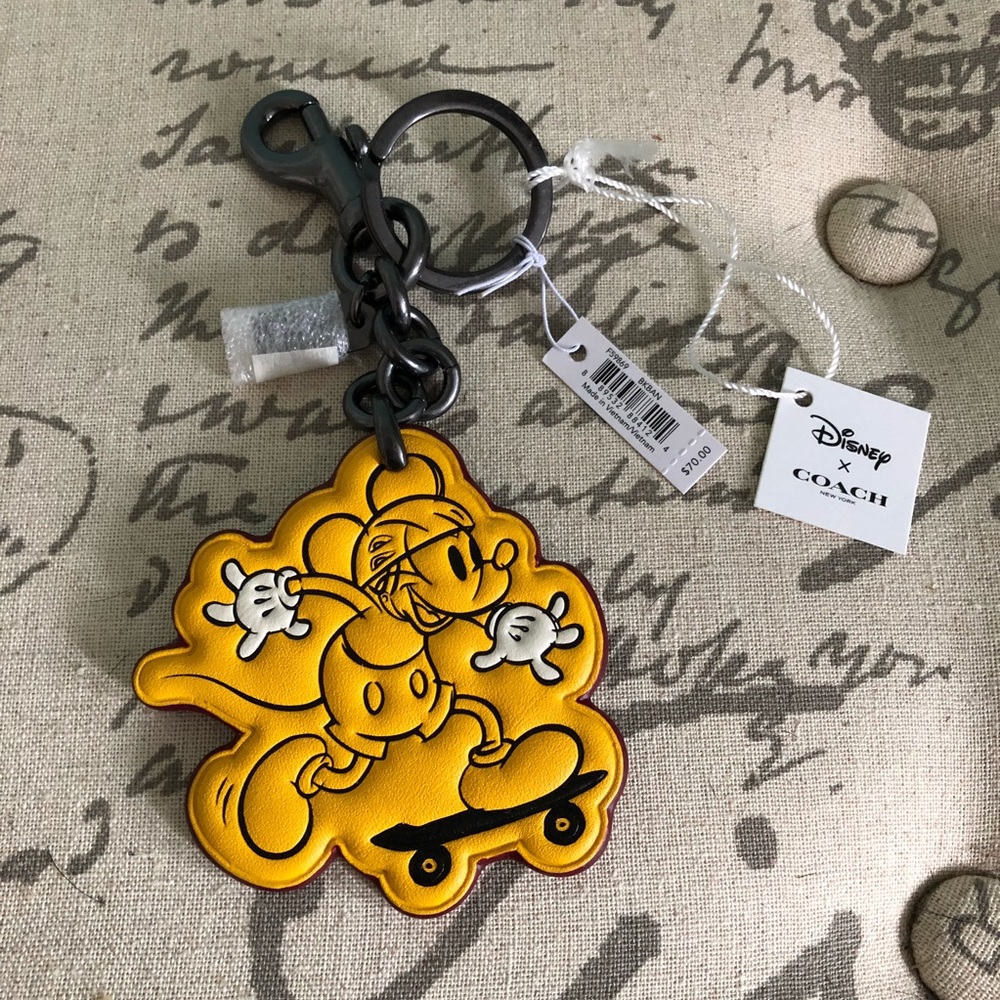 New Skating Mickey x Coach keychain
